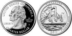 1/4 Доллар США (1776 - ) Серебро Джордж Вашингтон