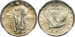 1/4 Доллар США (1776 - ) Серебро 