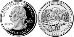 1/4 Доллар США (1776 - ) Серебро Джордж Вашингтон
