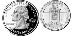 1/4 Доллар США (1776 - ) Серебро Джордж Вашингтон