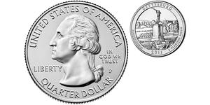 1/4 Доллар США (1776 - ) Серебро Джордж Вашингтон