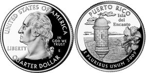1/4 Доллар США (1776 - ) Серебро Джордж Вашингтон