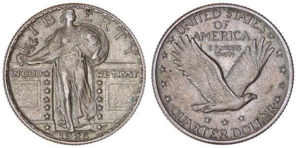 1/4 Доллар США (1776 - ) Серебро 