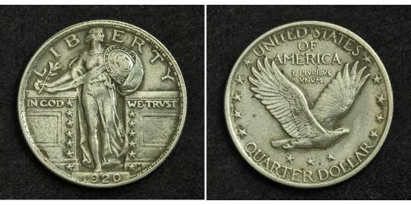 1/4 Доллар США (1776 - ) Серебро 