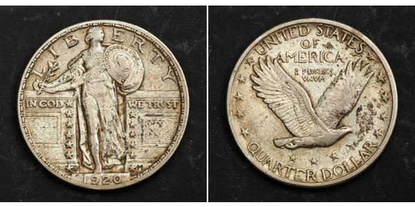1/4 Доллар США (1776 - ) Серебро 