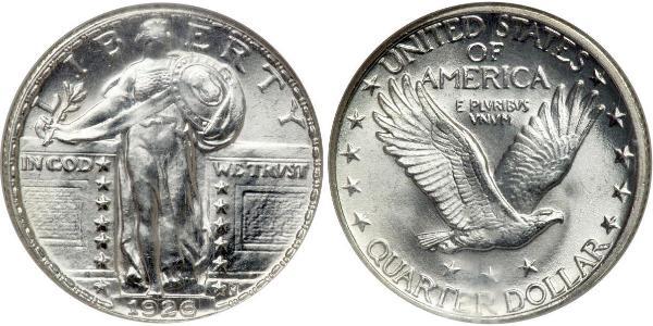 1/4 Доллар США (1776 - ) Серебро 