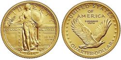 1/4 Доллар / 25 Цент США (1776 - ) Золото 