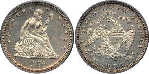 1/4 Доллар / 25 Цент США (1776 - ) Серебро 