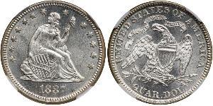 1/4 Доллар / 25 Цент США (1776 - ) Серебро 