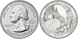 1/4 Доллар / 25 Цент США (1776 - ) Серебро Джордж Вашингтон