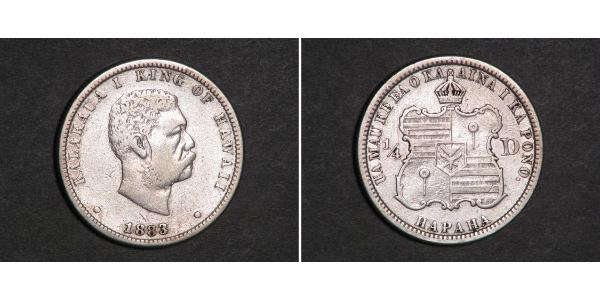 1/4 Доллар / 25 Цент США (1776 - ) Серебро 