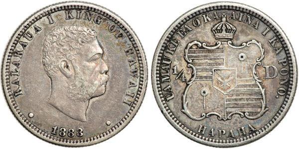 1/4 Доллар / 25 Цент США (1776 - ) Серебро 
