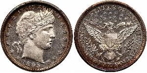 1/4 Доллар / 25 Цент США (1776 - ) Серебро/Медь 