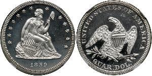 1/4 Доллар / 25 Цент США (1776 - ) Серебро/Медь 