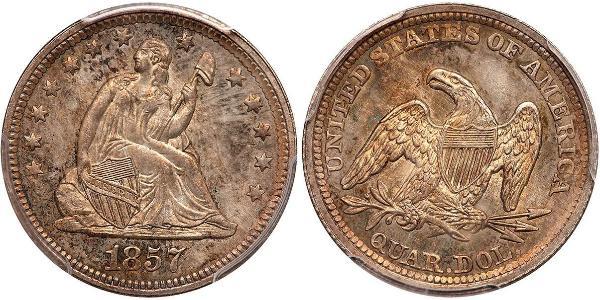 1/4 Доллар / 25 Цент США (1776 - ) Серебро/Медь 