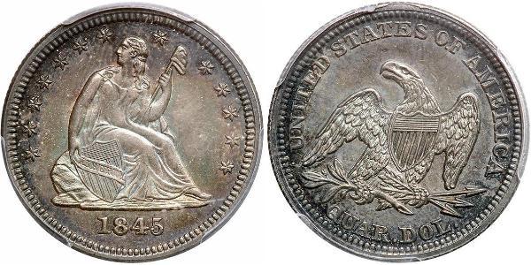 1/4 Доллар / 25 Цент США (1776 - ) Серебро/Медь 