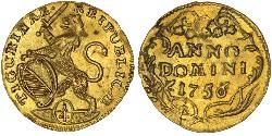 1/4 Ducat Suiza Oro 