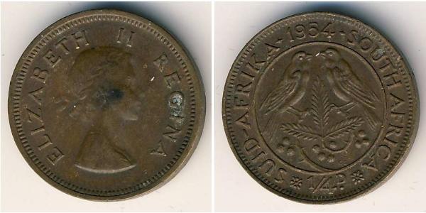 1/4 Пенни Южно-Африканская Республика Бронза Елизавета II (1926-2022)