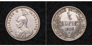 1/4 Рупия Германская Восточная Африка (1885-1919) Серебро 