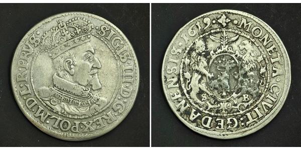 1/4 Талер Речь Посполитая (1569-1795) Серебро Сигизмунд III