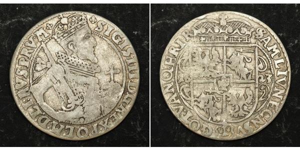 1/4 Талер Речь Посполитая (1569-1795) Серебро Сигизмунд III