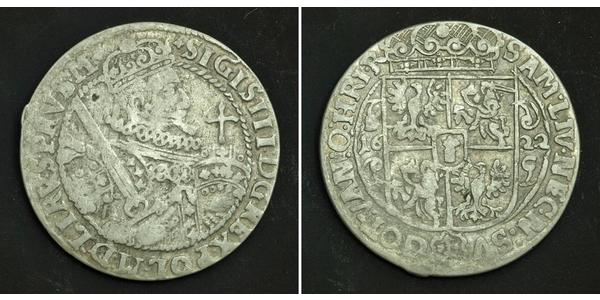 1/4 Талер Речь Посполитая (1569-1795) Серебро Сигизмунд III