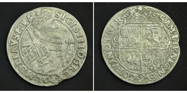 1/4 Талер Речь Посполитая (1569-1795) Серебро Сигизмунд III
