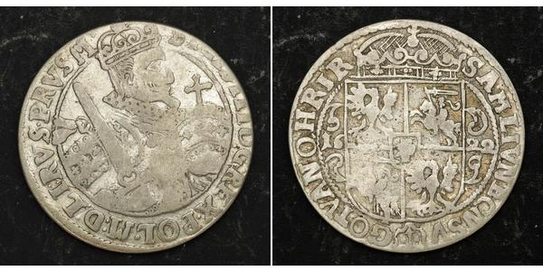 1/4 Талер Речь Посполитая (1569-1795) Серебро Сигизмунд III