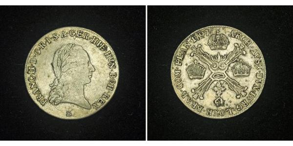 1/4 Талер Священна Римська імперія (962-1806) Срібло Francis II, Holy Roman Emperor (1768 - 1835)