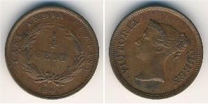 1/4 Цент Стрейтс-Сетлментс (1826 - 1946) Мідь 
