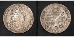 1/4 Экю Королевство Франция (843-1791) Серебро Людовик XIV (1638-1715)