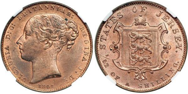 1/52 Shilling Jersey Kupfer Victoria (1819 - 1901)
