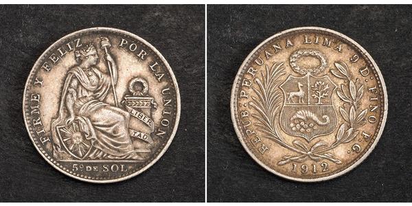 1/5 Dinero Perù  