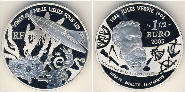 1.5 Euro Cinquième République (1958 - ) Argent 