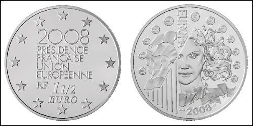 1.5 Euro French Fifth Republic (1958 - )  