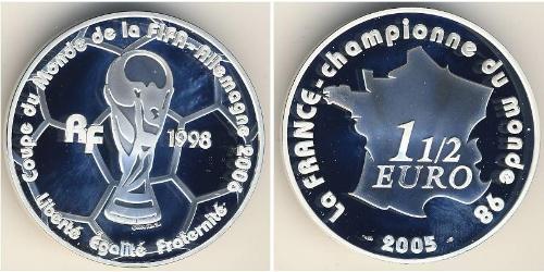 1.5 Euro 法国 銀 