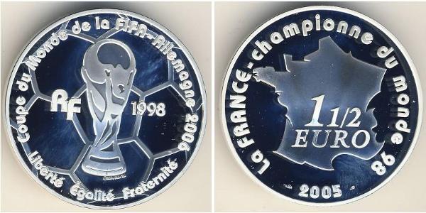 1.5 Euro 法国 銀 