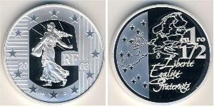 1.5 Euro 法蘭西第五共和國 銀 