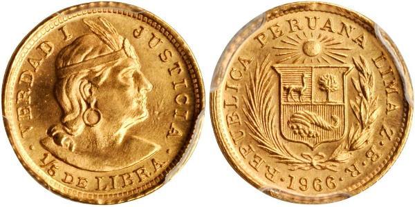 1/5 Libra Pérou Or 