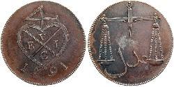 1.5 Paisa 印度 銅 