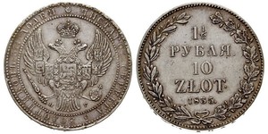 1.5 Rubel / 10 Zloty   