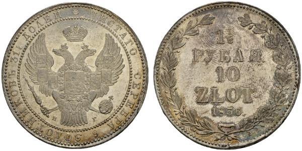 1.5 Ruble / 10 Zloty   