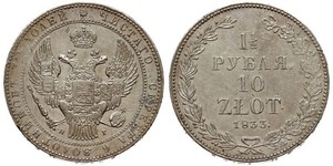 1.5 Rublo / 10 Zloty   