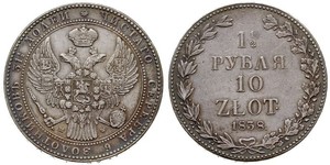 1.5 Rublo / 10 Zloty   