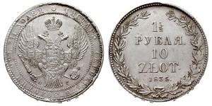 1.5 Rublo / 10 Zloty   