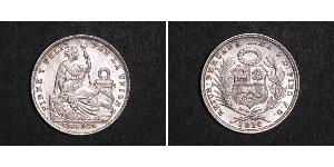 1/5 Sol Perú Plata 