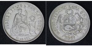 1/5 Sol Peru Silber 