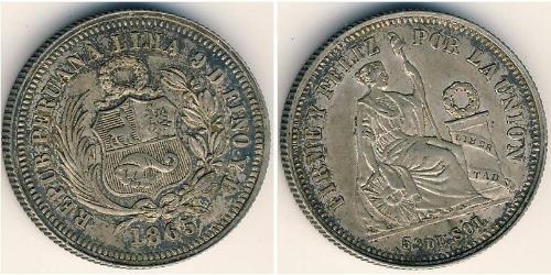 1/5 Sol Peru Silber 