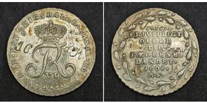 1/6 Rigsdaler Danemark Argent Frédéric VI de Danemark (1768 -1839)