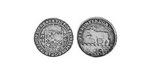 1/6 Thaler Anhalt-Bernbourg (1603 - 1863) Argent Victor-Frédéric d